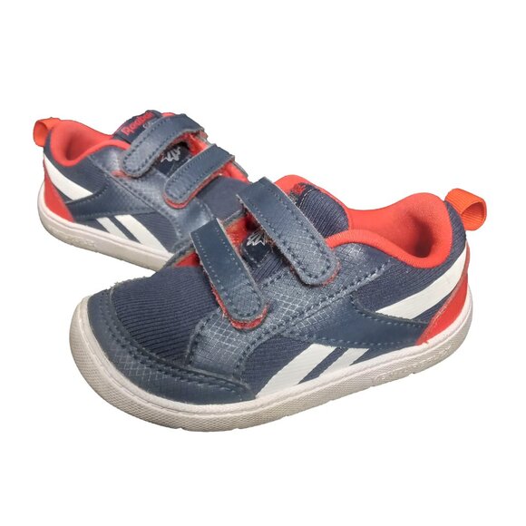 Reebok Casual Blue Sneakers With Red And White Details US 5 - Picture 2 of 7